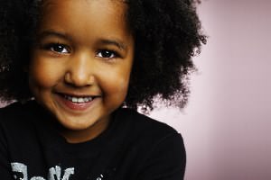 Girl smiling